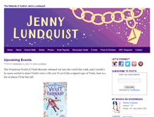 Tablet Screenshot of jennylundquist.com